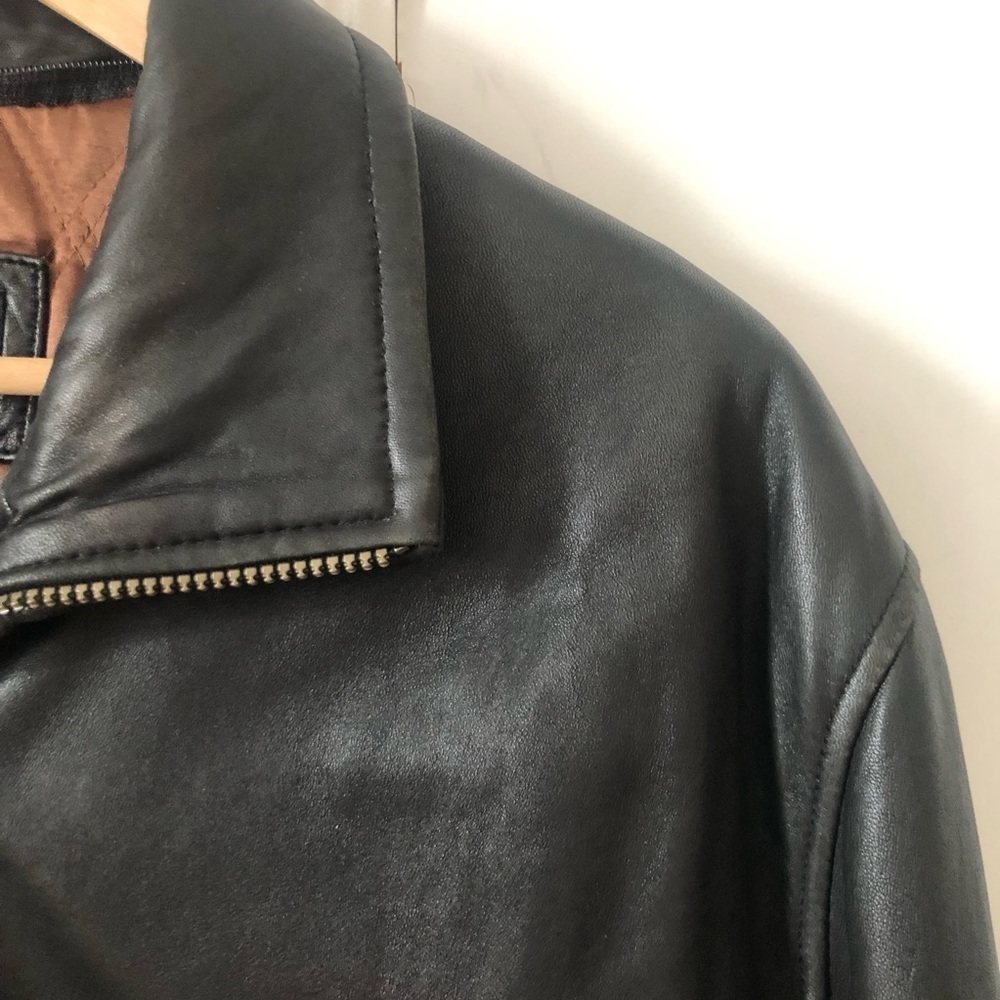 Men's Black Butter Soft Leather Jacket Large - Picture 3 of 11